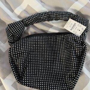 JCrew Stylish Black Studded Women's Bag